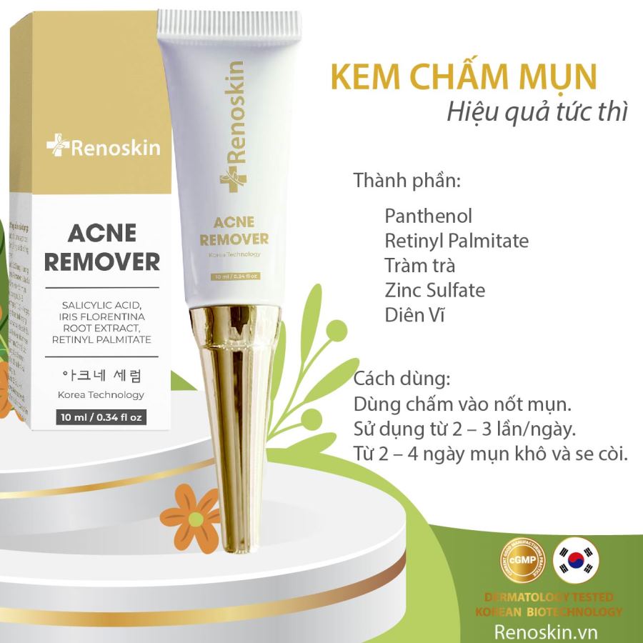 Kem trị mụn Acne Remover Renoskin